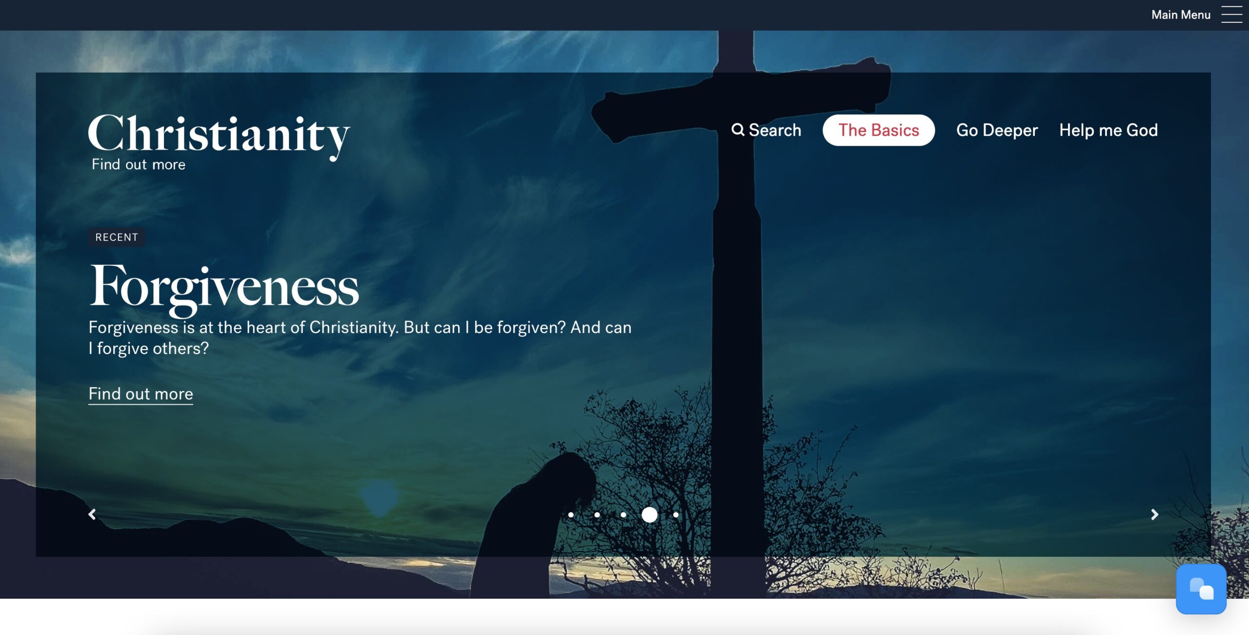 christianitydotorg front page